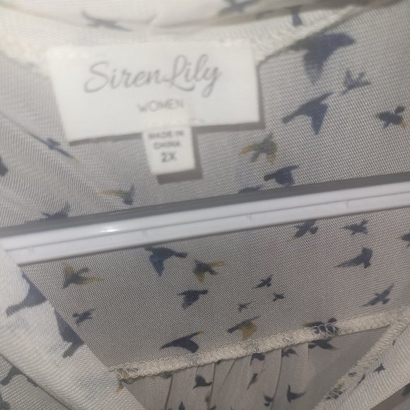 Siren Lily Bird Blouse - Picture 4 of 4